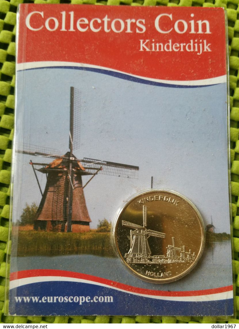 Collectors Coin  - Kinderdijk Alblasserwaard - Molenlanden / Millland / - Pays-Bas - Pays-Bas - Monete Allungate (penny Souvenirs)