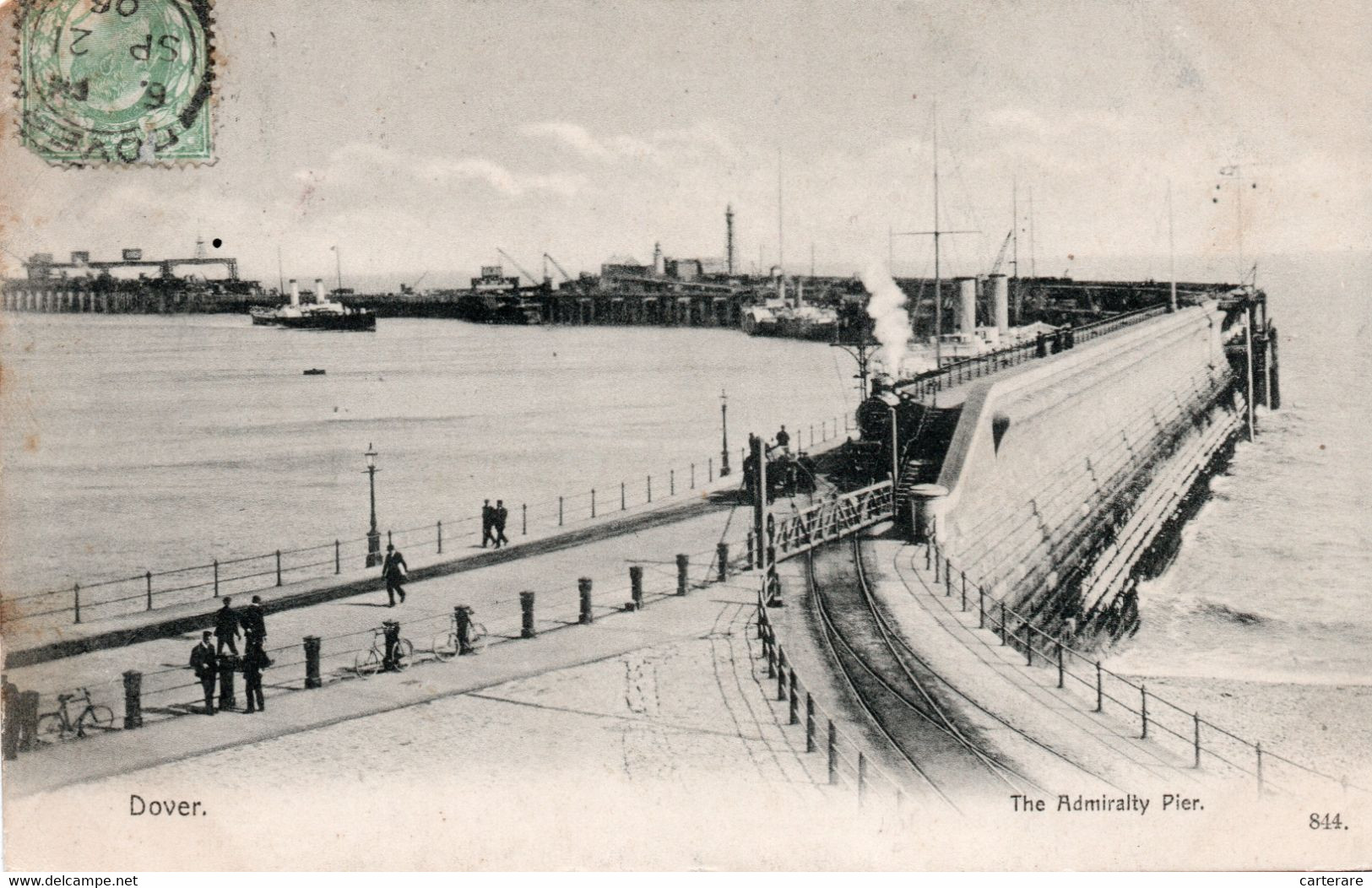 ANGLETERRE,ROYAUME-UNI,UNITED KINGDOM,KENT,DOVER,DOUVRES,MANCHE,TRAIN,1906,RARE - Dover