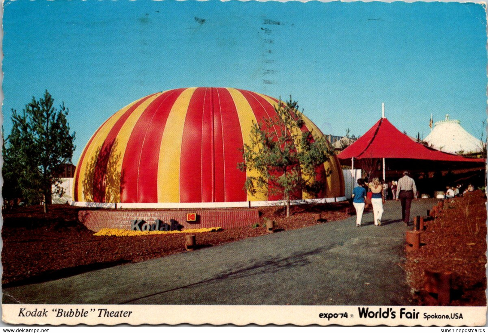 Washington Spokane Expo '74 World's Fair Kodak "Bubble Theater" 1974 - Spokane
