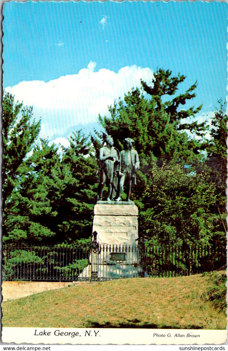 New York Lake Gorge Battle Field Park Historic Monument - Lake George