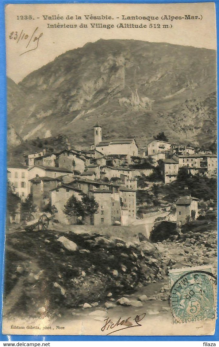 06 - Alpes Maritimes - Lantosque - Vallee De La Vesubie - Interieur Du Village (N9347) - Lantosque