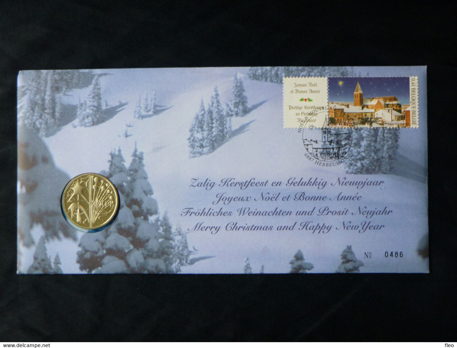 BELG.2003 3224 Xmas Kerstmis Noel Numisletter TB, Muntbrief - Numisletter