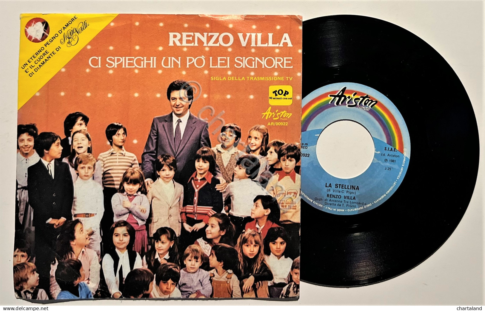 Disco Musicale 45 Giri - Ci Spieghi Un Po' Lei Signore - Renzo Villa - 1981 - Collections Complètes