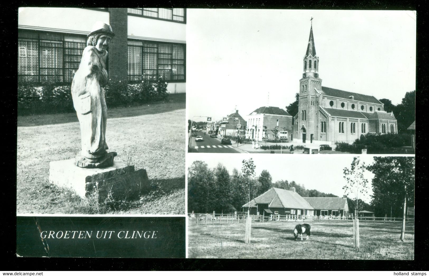 ANSICHTKAART * ZEELAND * HULST * CLINGE  * Gelopen Naar VEENENDAAL (3942y) - Hulst