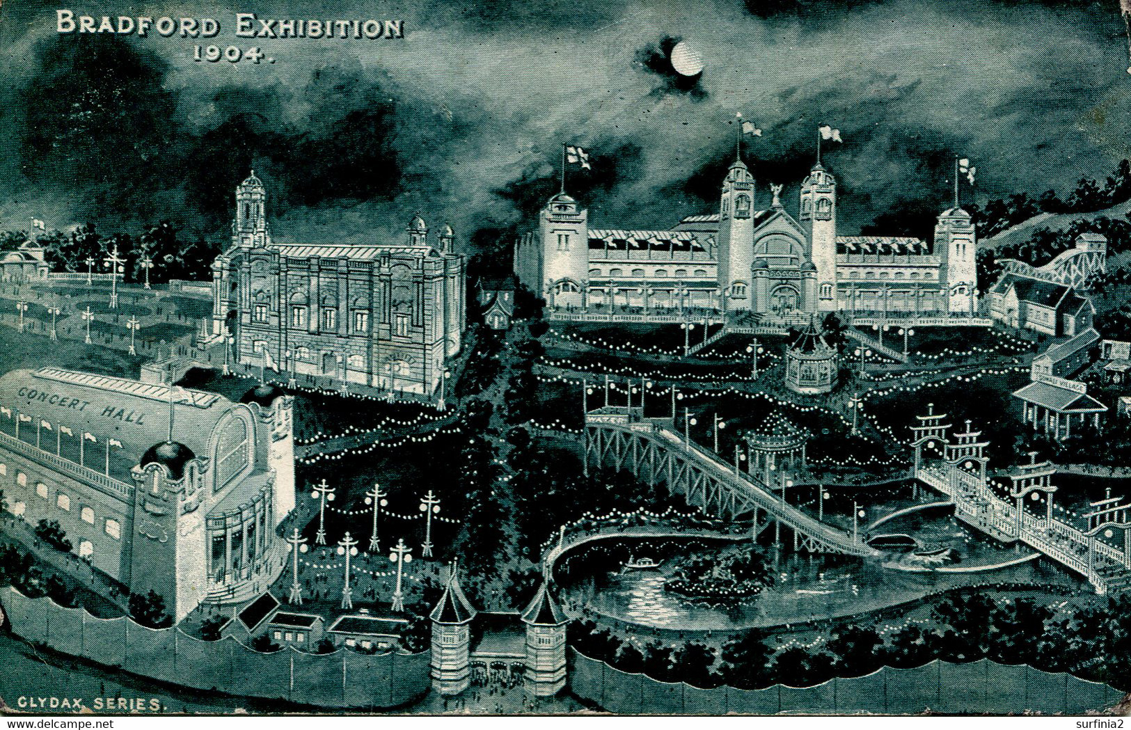 YORKS - BRADFORD EXHIBITION 1904 (Moonlit)  Y3498 - Bradford