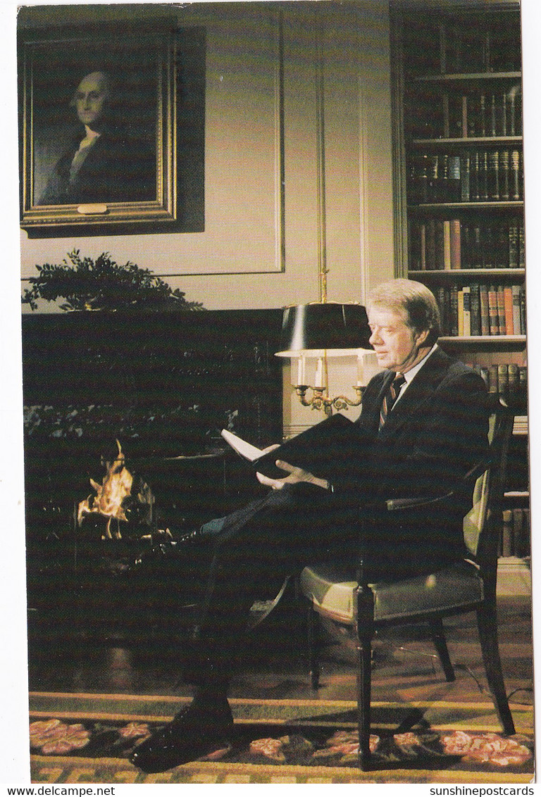 President Jimmy Carter In White House Reflecting On Camp David Peace Talks - Präsidenten