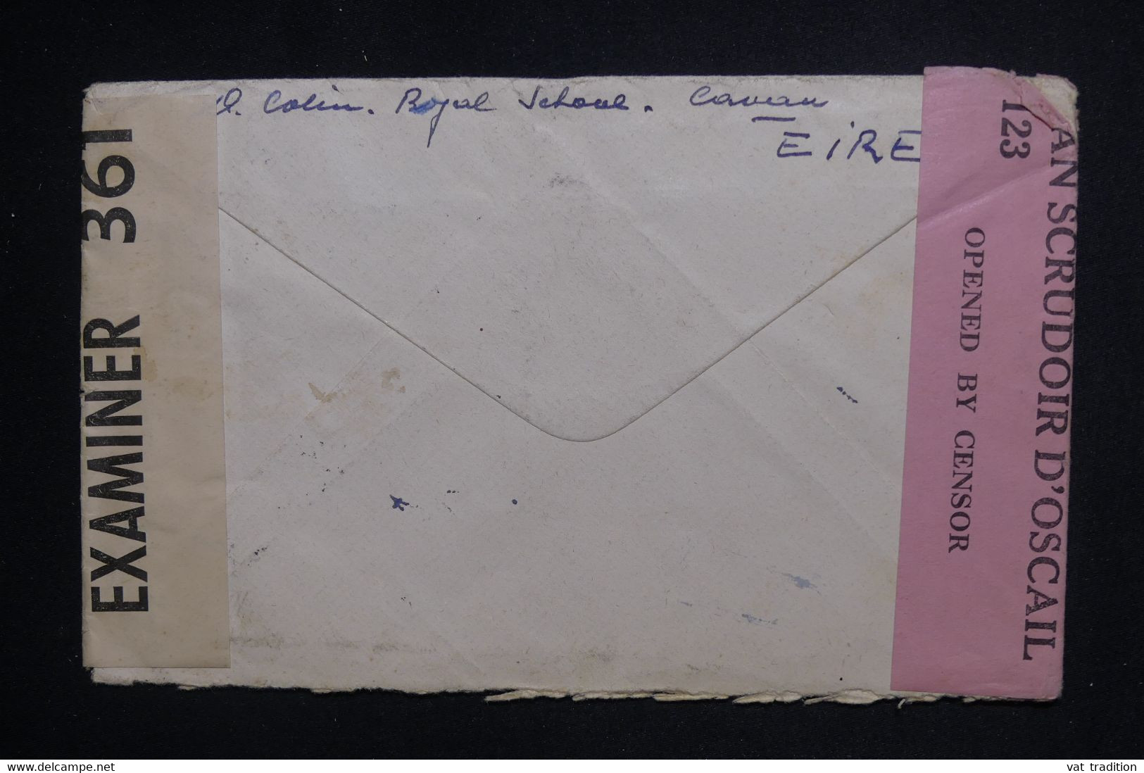 IRLANDE - Enveloppe De Cavan Pour La Suisse Avec Contrôles Postaux - L 128104 - Cartas & Documentos