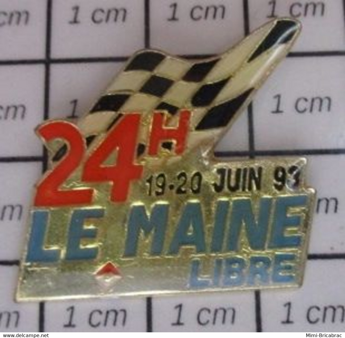 911D Pin's Pins / Beau Et Rare / THEME : SPORTS / AUTOMOBILE 24H DU MANS LE MAINE LIBRE JUIN 93 - Car Racing - F1