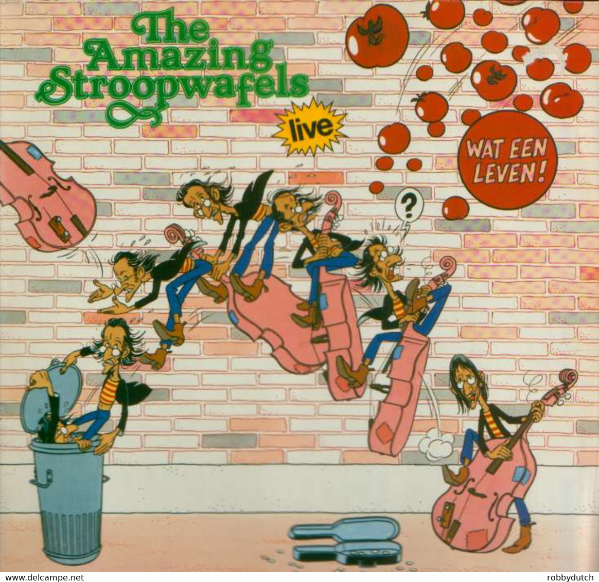 * LP *  THE AMAZING STROOPWAFELS - WAT EEN LEVEN (Live) (Holland 1983 EX!!) - Andere - Nederlandstalig