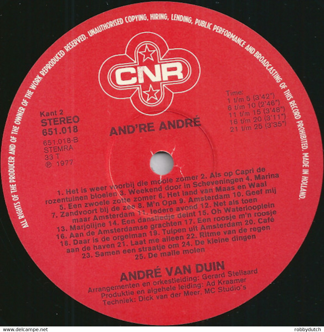 * LP *  ANDRÉ VAN DUIN - AND' RE ANDRÉ (50 ONVERGETELIJKE LIEDJES Dl.1) - Other - Dutch Music