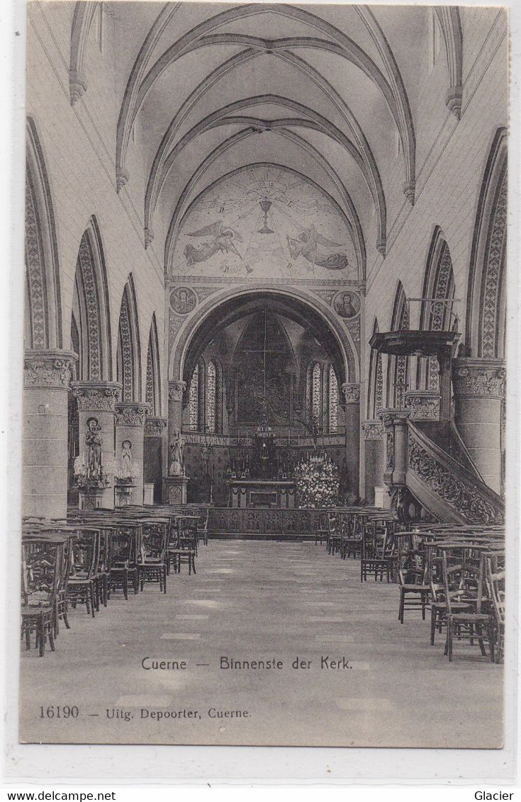 CUERNE - Kuurne - Binnenste Der Kerk - 16190 Uitg. Depoorter - Kuurne