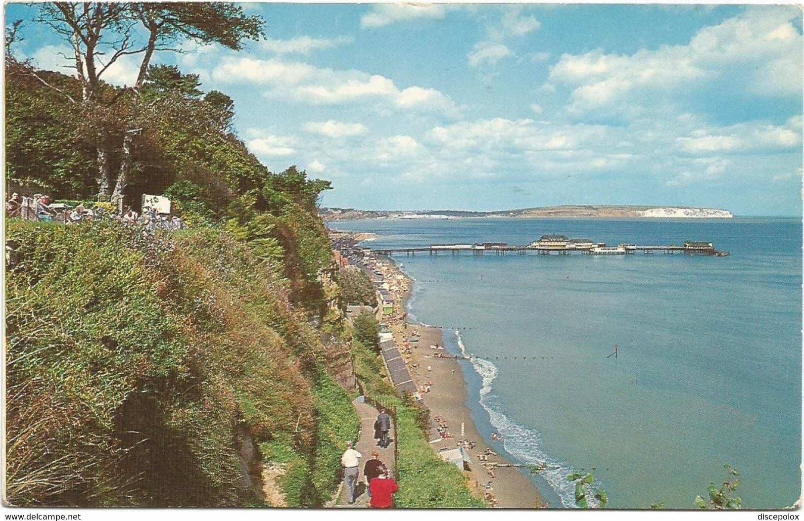 AC1202 Isle Of Wight - Shanklin Beach From Cliff Walk / Viaggiata 1978 - Shanklin