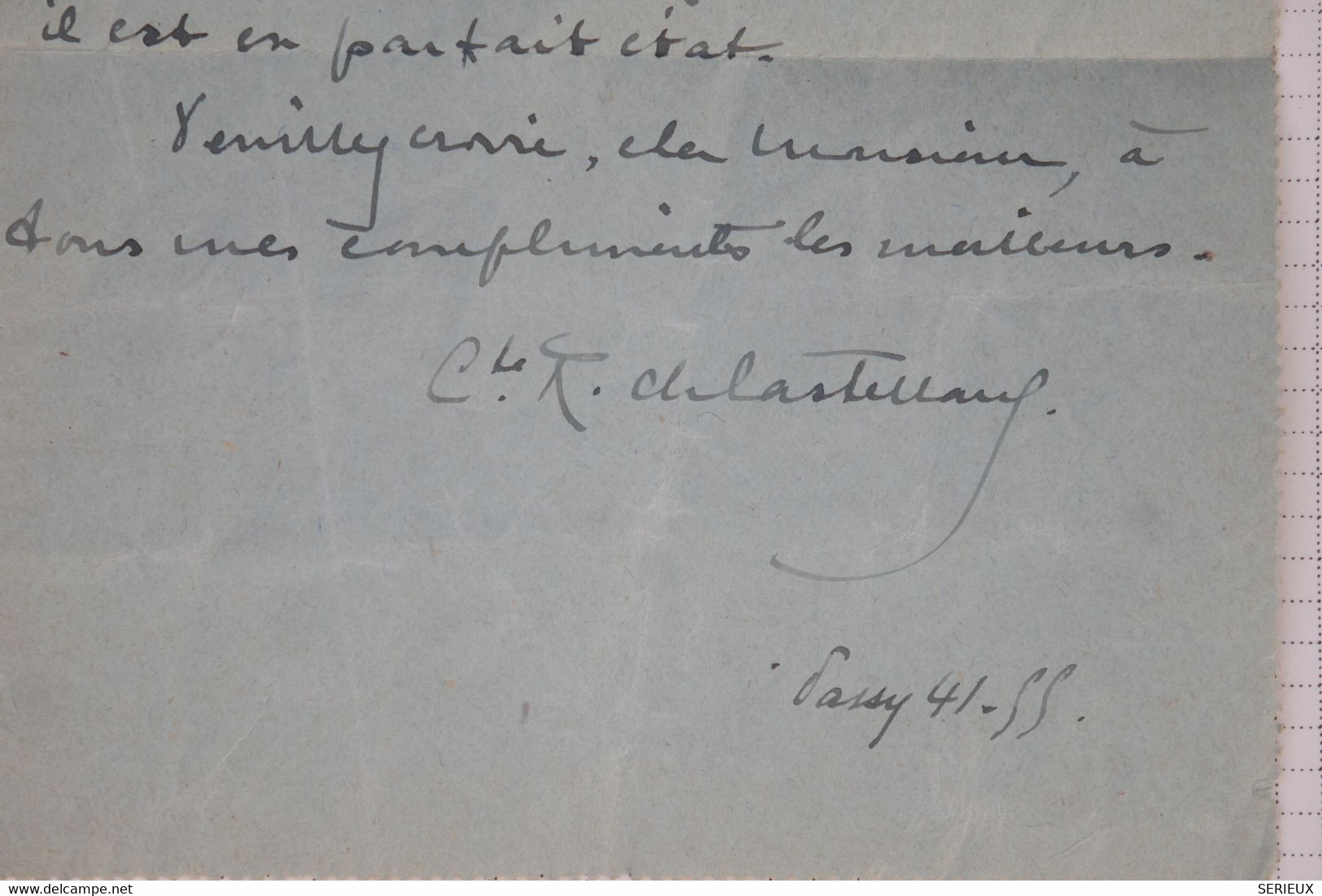 BB9 FRANCE TELEGRAPHE  BELLE CARTE  ENTIER PNEUMATIQUE  RR 1921 PARIS + SEMEUSE +AFFRANC. INTERESSANT+ - Pneumatische Post