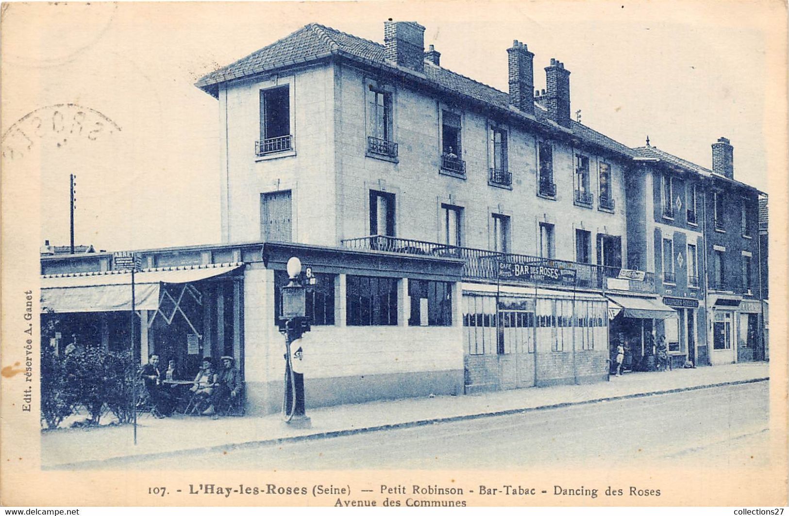 94-L'HAY-LES-ROSES- PETIT ROBINSON -BAR TABAC - DANCING DES ROSES AVENUE DES COMMUNES - L'Hay Les Roses