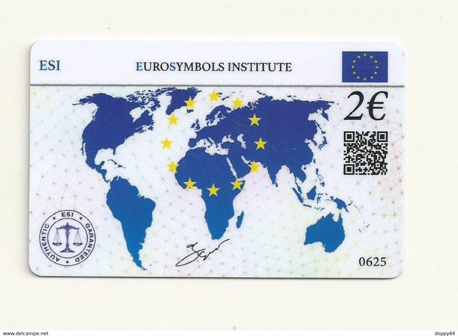 CARTE DE COLLECTION SANS PIECE LITUANIE EUROSYMBOLS INSTITUTE ESI ID CARD MILLESIME 2021. - Lituania