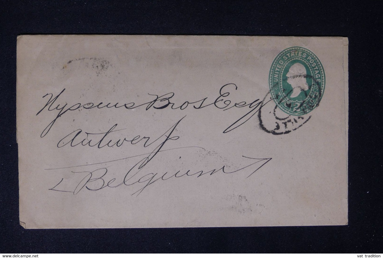 ETATS UNIS - Entier Postal De Louisville Pour La Belgique - L 128643 - 1901-20