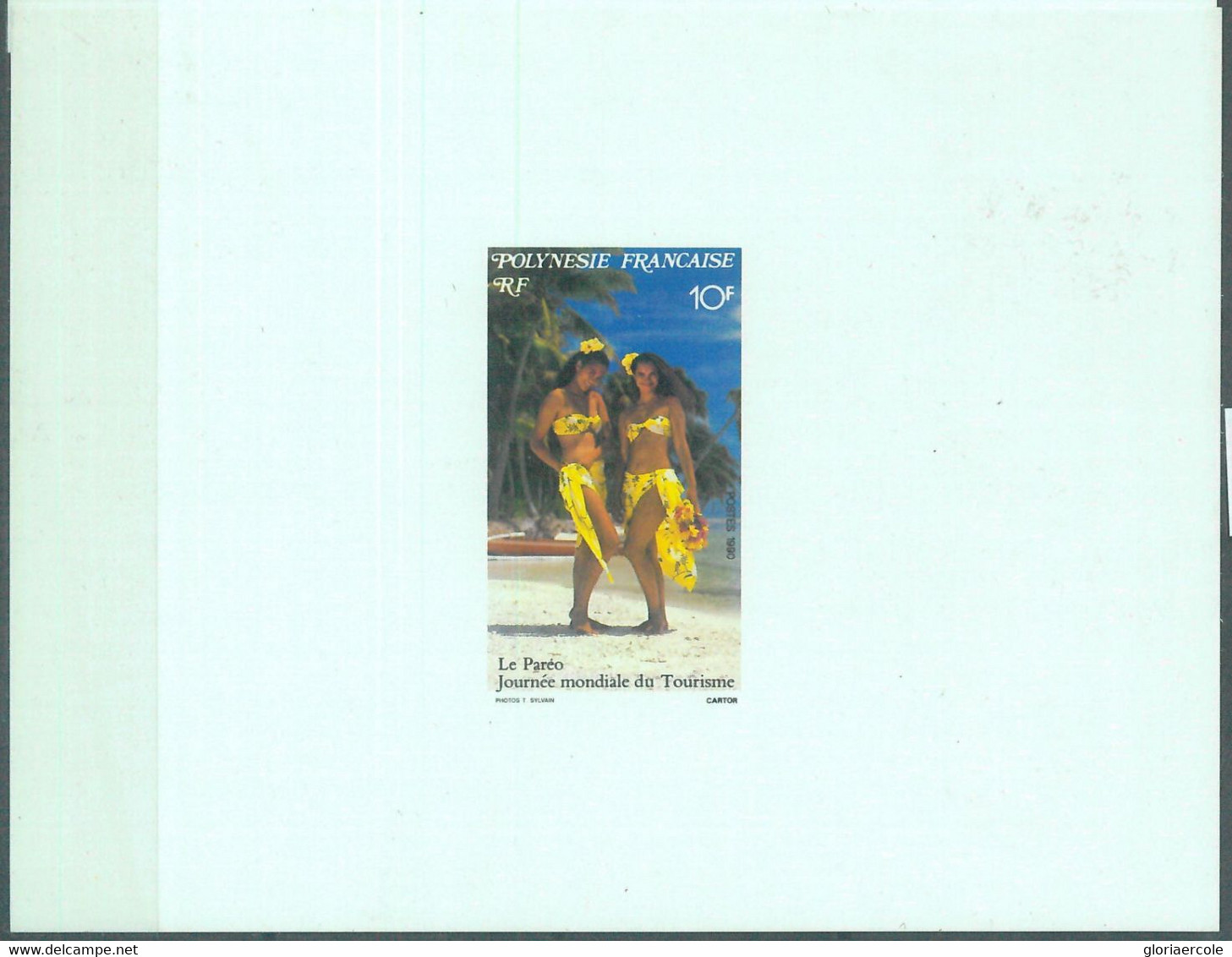 88813 - FRENCH POLYNESIA - 3 DELUXE Souvenir Sheet PROOF - 1990 Traditional Gear - Autres & Non Classés