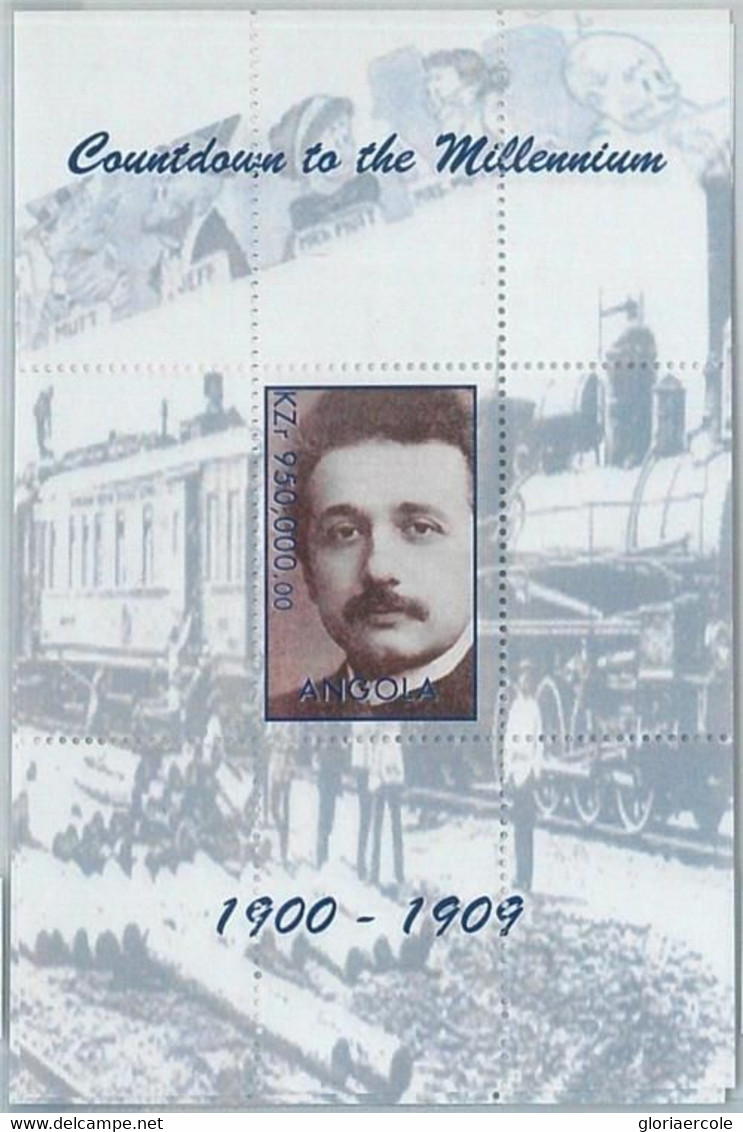 M2298- ANGOLA -  Stamp  SOUVENIR SHEET: The Millennium, Albert Einstein - Albert Einstein