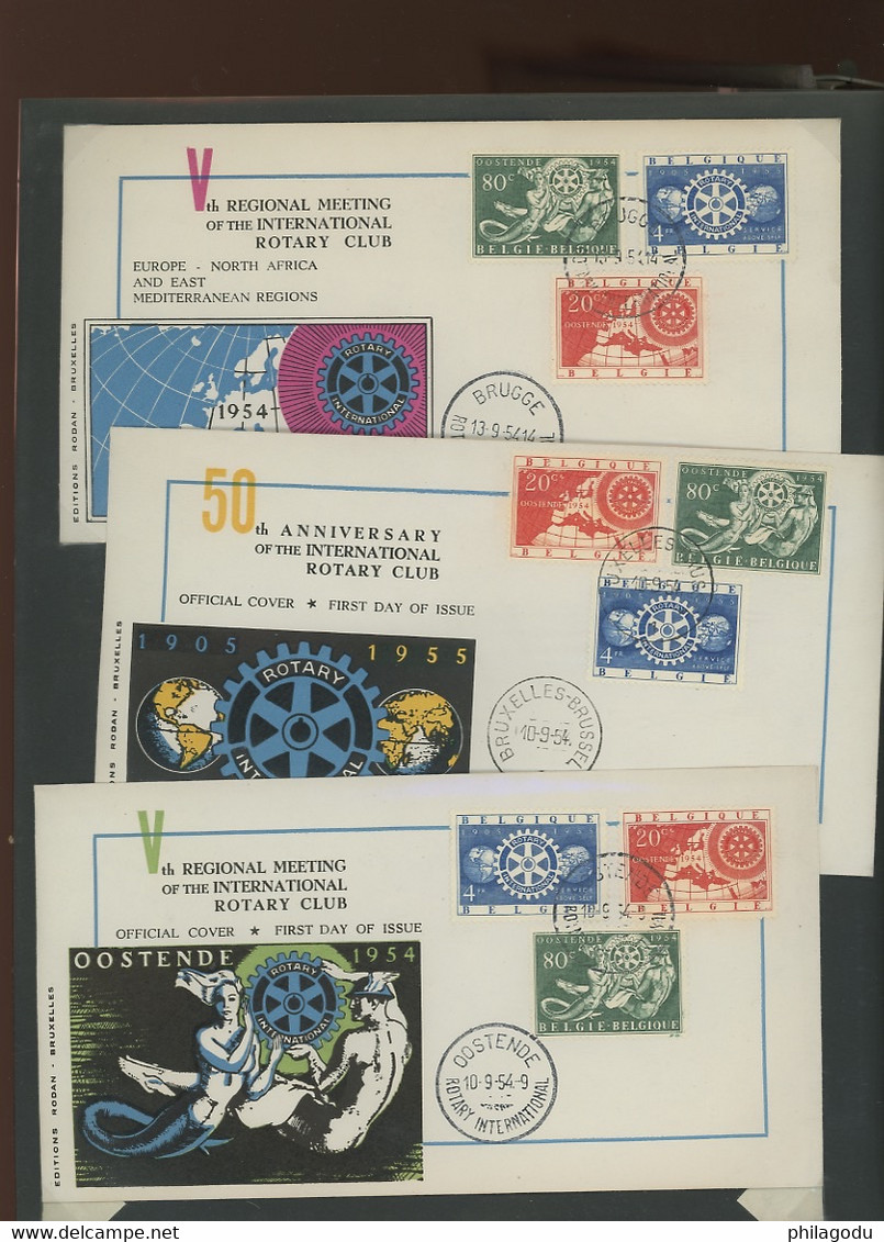 Jolie Collection FDC 1953-1959  Cote >.1560 Euros. Tous Très Beaux Et Frais. Zeer Fris - 1951-1960