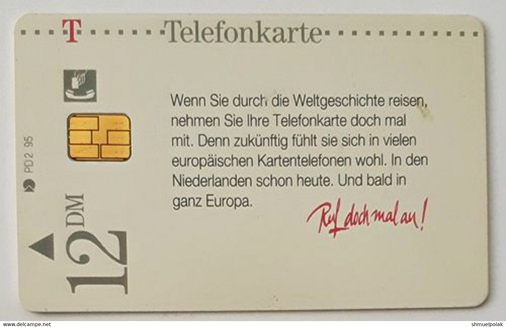 GERMANY Phone Card Telefonkarte Deutsche Telkom1995 12DM ? Have Been Issued - Altri & Non Classificati