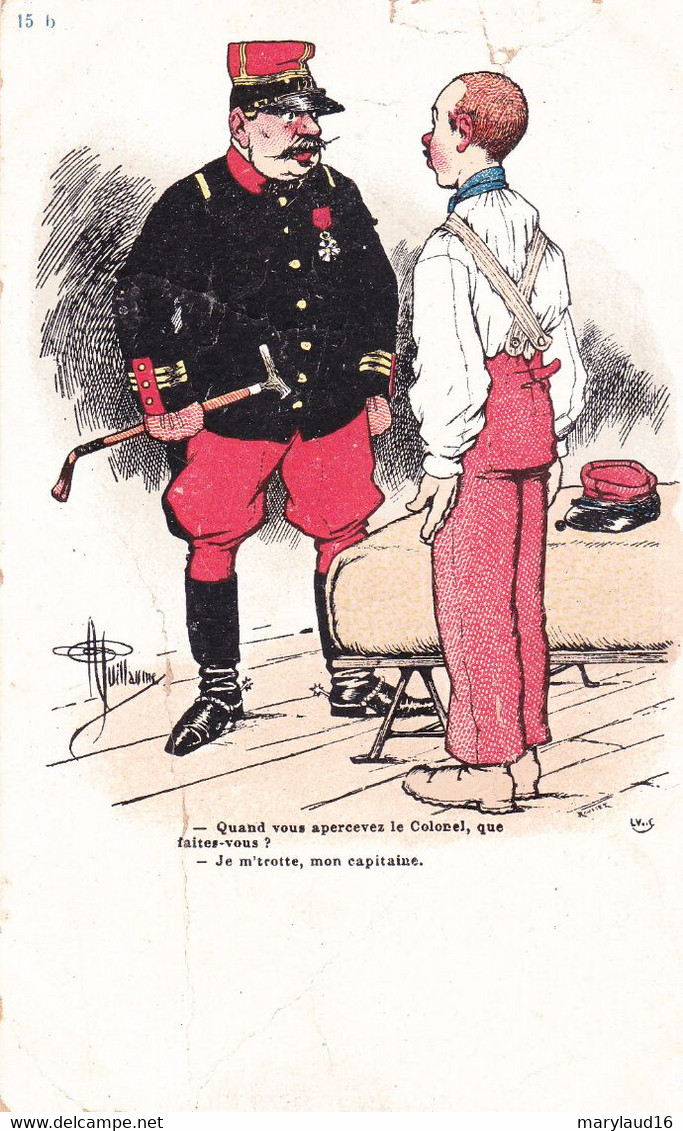 "Quand Vous Apercevez Le Colonel..." Militaria Humour - Rouillier