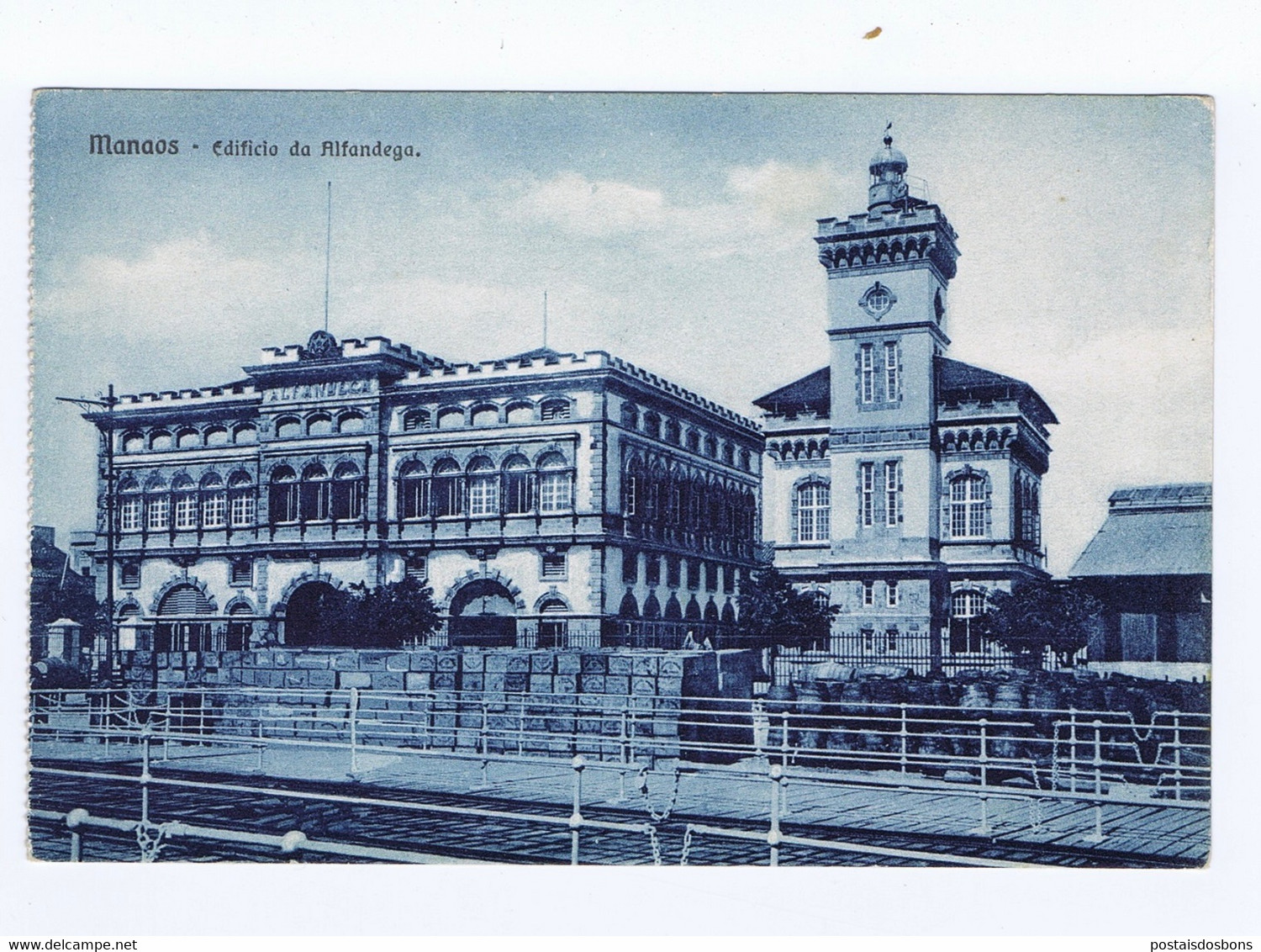 F925) Brazil Manaus Edifício Da Alfandega Ed. Livraria Internacional - Manaus