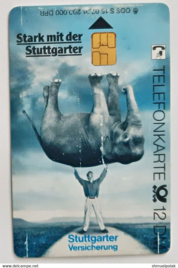 GERMANY Phone Card Telefonkarte Deutsche Telkom1991 12DM 200000 Have Been Issued - Autres & Non Classés