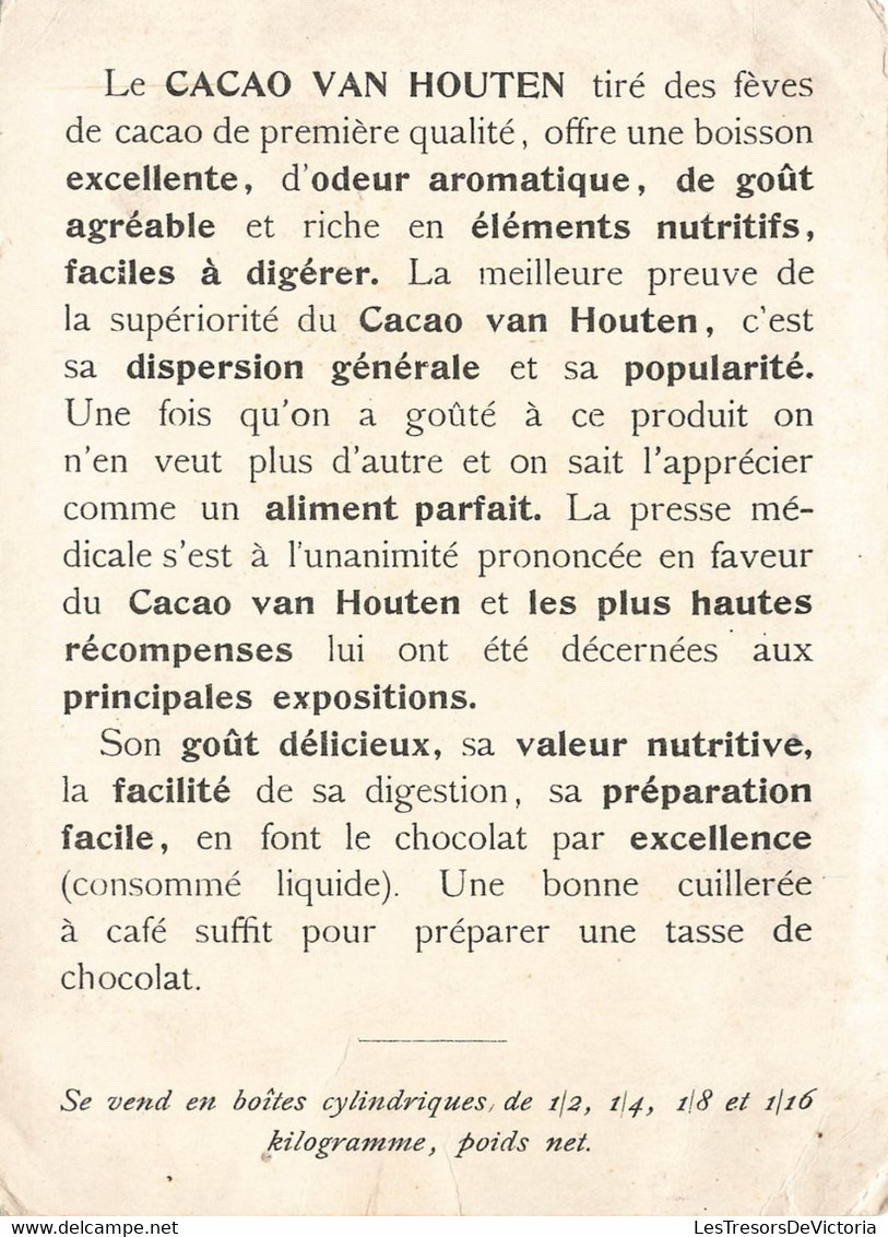 Chromo Van Houten - 15x11cm - Mauthalle  Ancienne Douane - Nuremberg - Van Houten