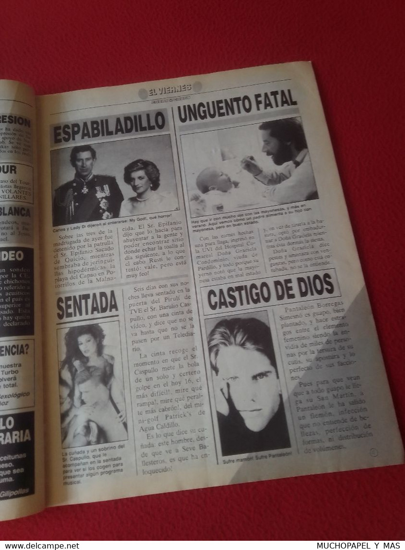 SPAIN ESPAGNE ANTIGUA REVISTA OLD SPANISH MAGAZINE EL JUEVES Nº 583 1988 TEMAS VARIADOS..MICHAEL JACKSON..QUE VIENE COCO