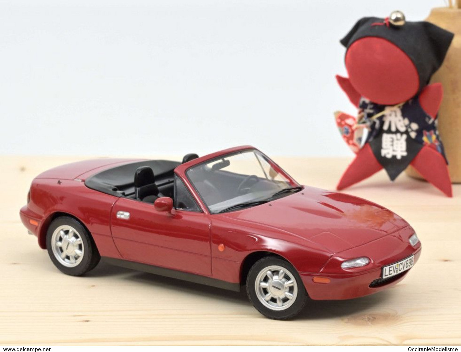 Norev - MAZDA MX-5 Cabriolet 1989 Rouge Réf. 188020 Neuf NBO 1/18 - Norev