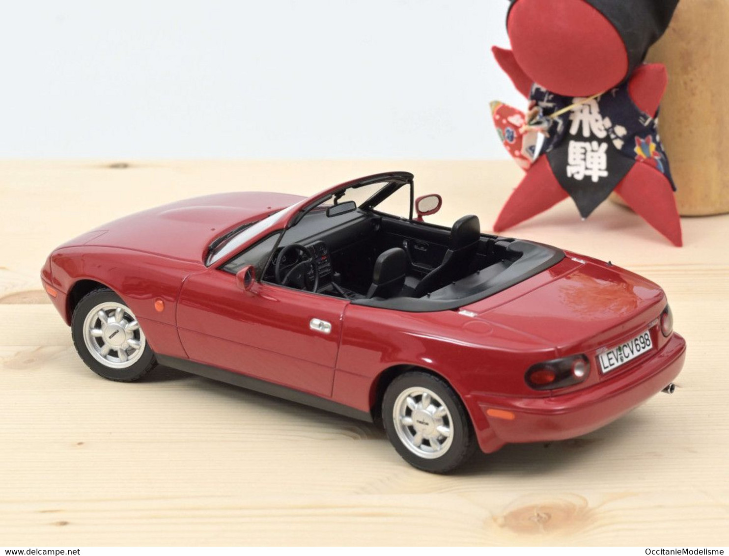 Norev - MAZDA MX-5 Cabriolet 1989 Rouge Réf. 188020 Neuf NBO 1/18 - Norev