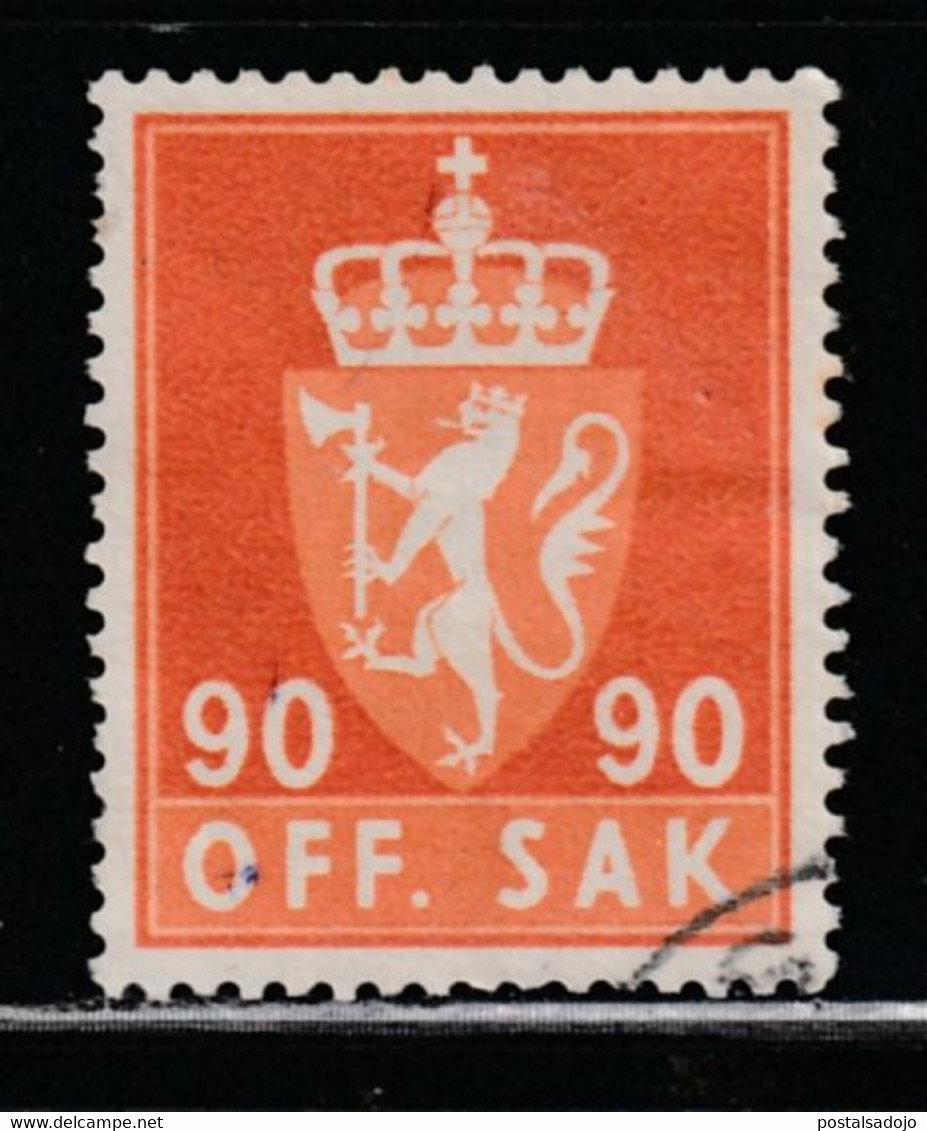 NORVÈGE 367 // YVERT 86 (SERVICE) // 1955-76 - Revenue Stamps