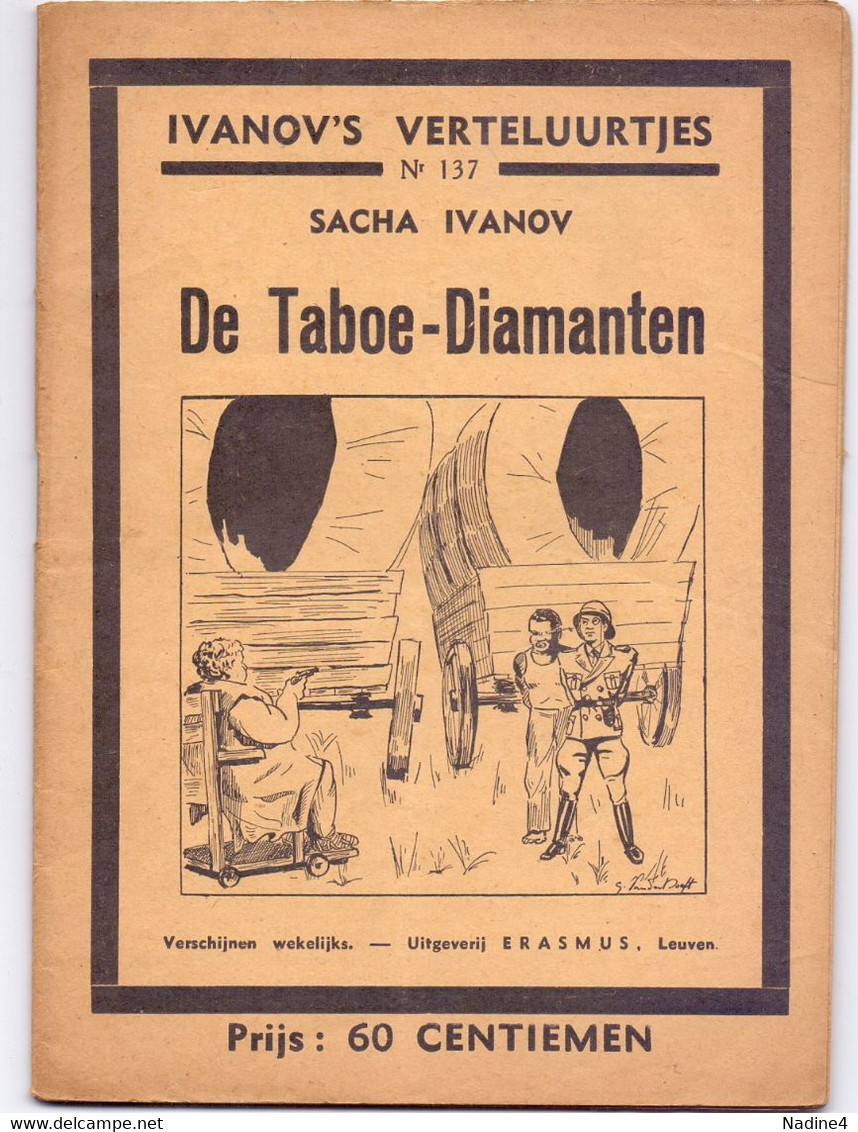 Tijdschrift Ivanov's Verteluurtjes - N° 137 - De Taboe Diamanten - Sacha Ivanov - Uitg. Erasmus Leuven - Jugend