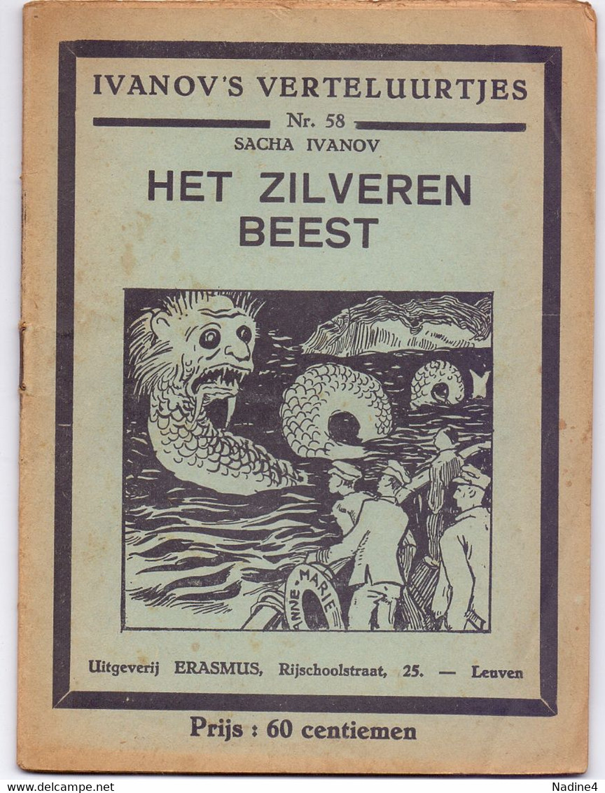 Tijdschrift Ivanov's Verteluurtjes - N° 58 - Het Zilveren Beest - Sacha Ivanov - Uitg. Erasmus Leuven - Jugend