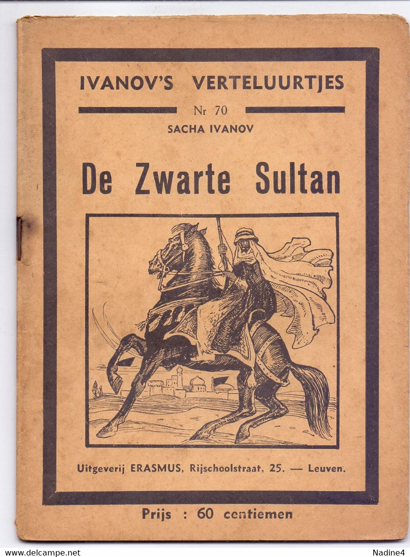 Tijdschrift Ivanov's Verteluurtjes - N° 70 - De Zwarte Sultan - Sacha Ivanov - Uitg. Erasmus Leuven - Jugend