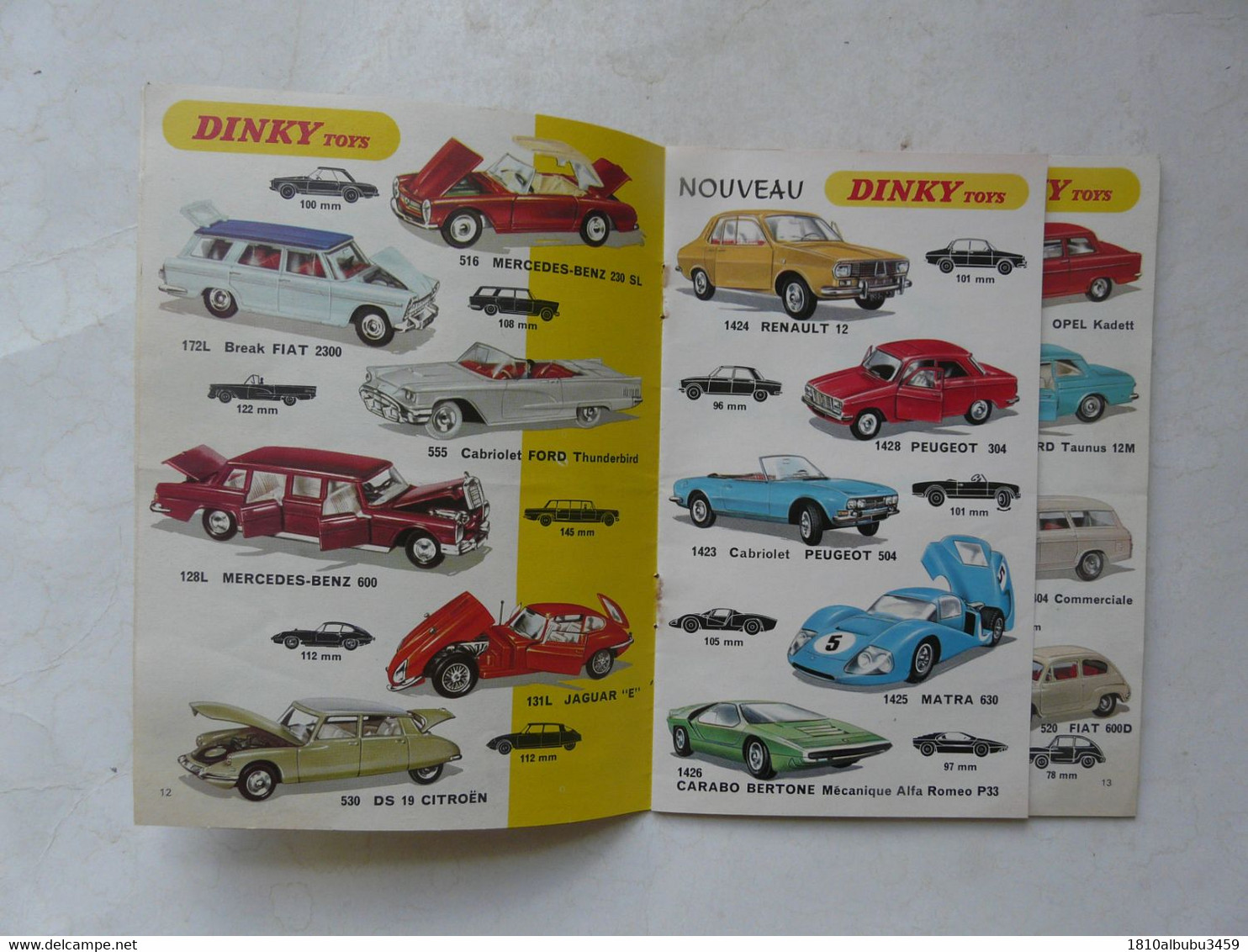 BROCHURE DOCUMENTAIRE - DINKY TOYS - Modélisme