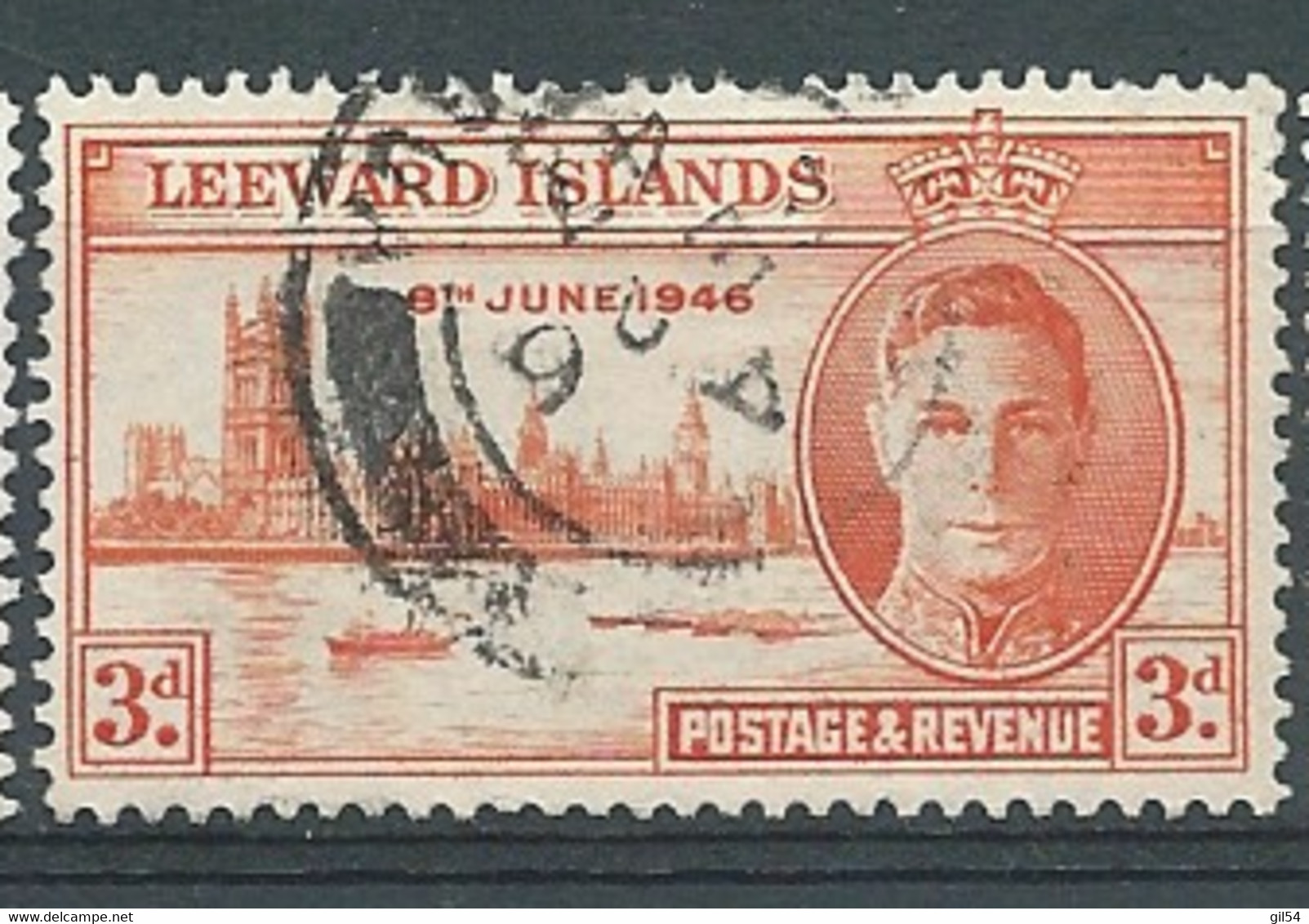 Leeward- Yvert N° 103 Oblitéré     -   Ava 31720 - Leeward  Islands