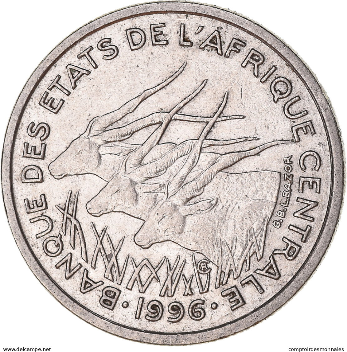 Monnaie, États De L'Afrique Centrale, 50 Francs, 1996 - Camerun