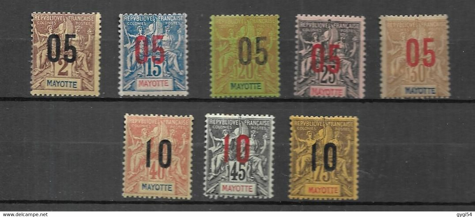 MAYOTTE   1912  CAT YT N° LOT  N* MLH - Unused Stamps