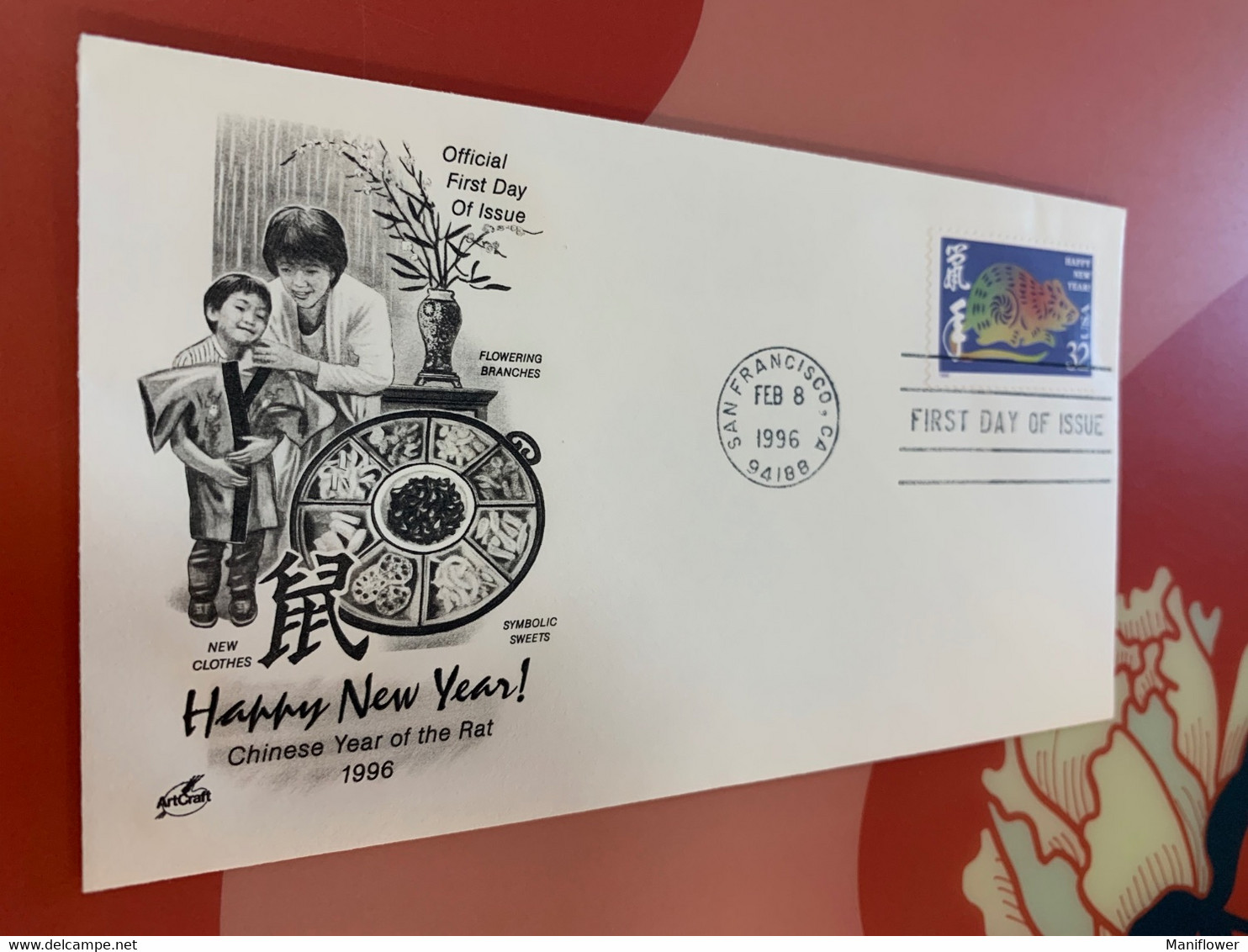 USA Stamp New Year Rat FDC Cover - FDC