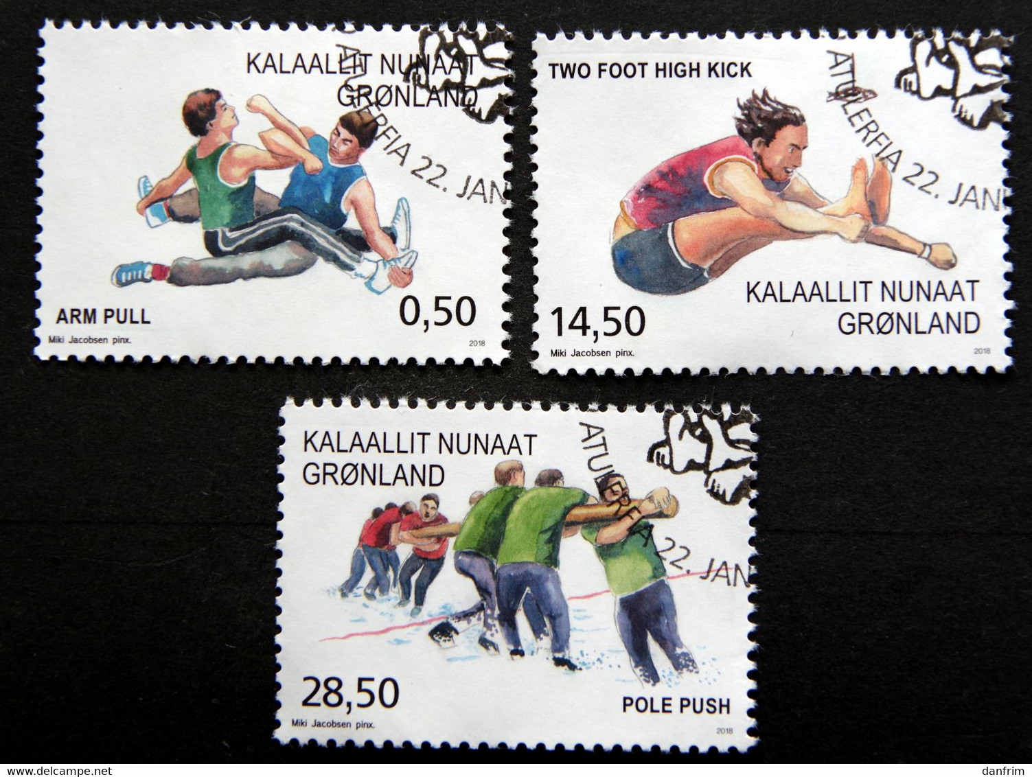 GREENLAND 2018 SPORT  Minr.775-777A   ( Lot H 13) - Gebraucht