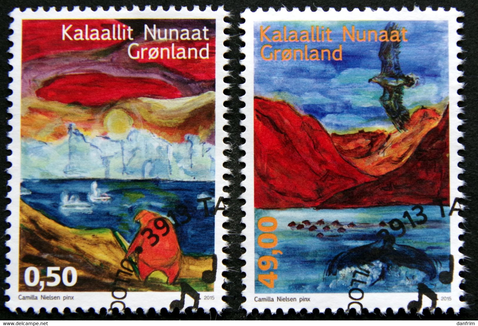 GREENLAND 2015    Greenlandic Songs  Minr.687-88     ( Lot H 18) - Gebraucht