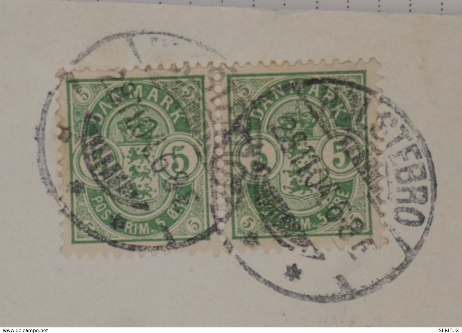 BC1 DANMARK   BELLE LETTRE  28 11 1904 POUR COPENHAGUE ++ PAIRE 5 ORE  +AFFRANCH. INTERESSANT - Lettres & Documents