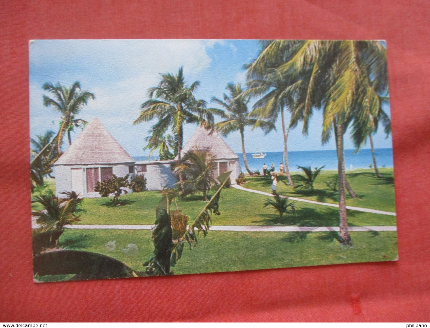 Anchorage Hotel Dickenson's Bay   2 Stamps & Cancel   Antigua   F 5715 - Antigua Und Barbuda