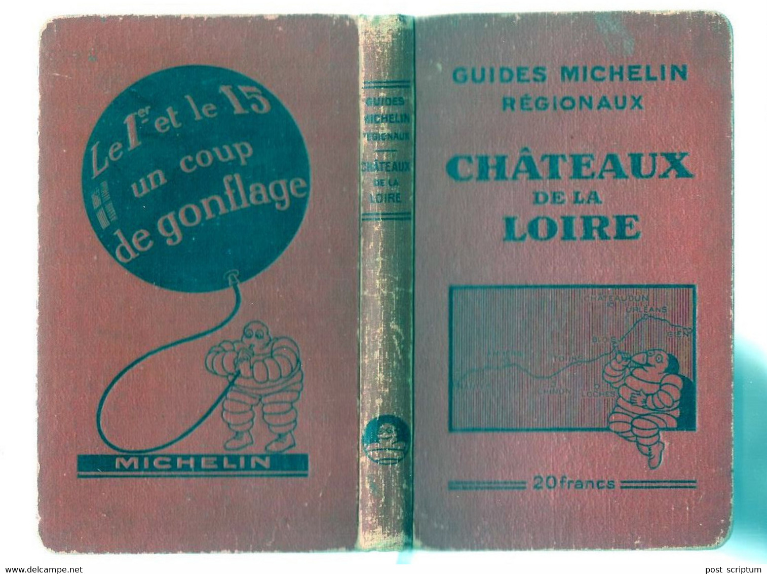 Livre - Guide Michelin - Châteaux De La Loire 1930-1931 - Michelin (guides)