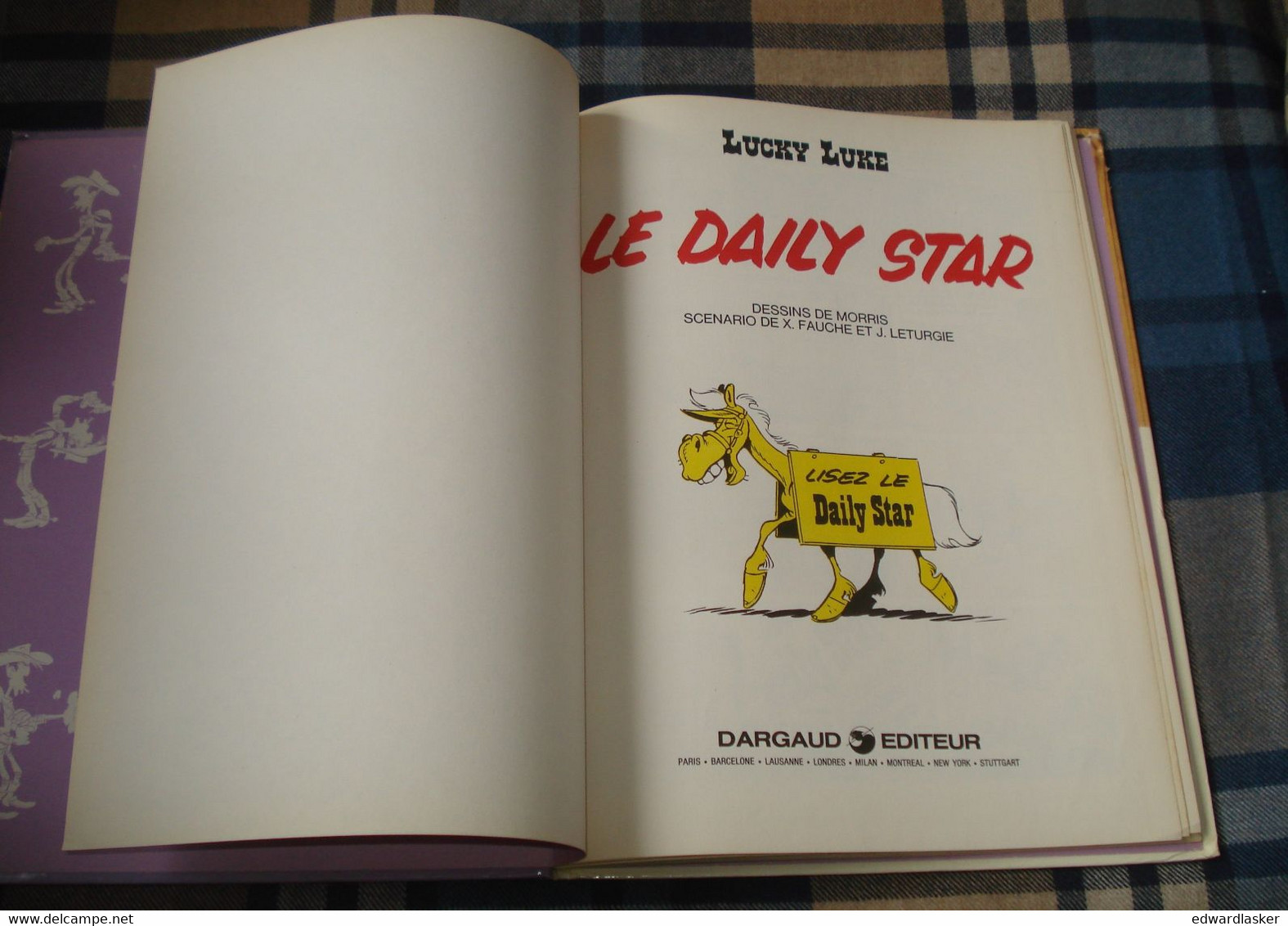 LUCKY LUKE : Le Daily Star - EO Dargaud 1984 - Assez Bon état - Lucky Luke