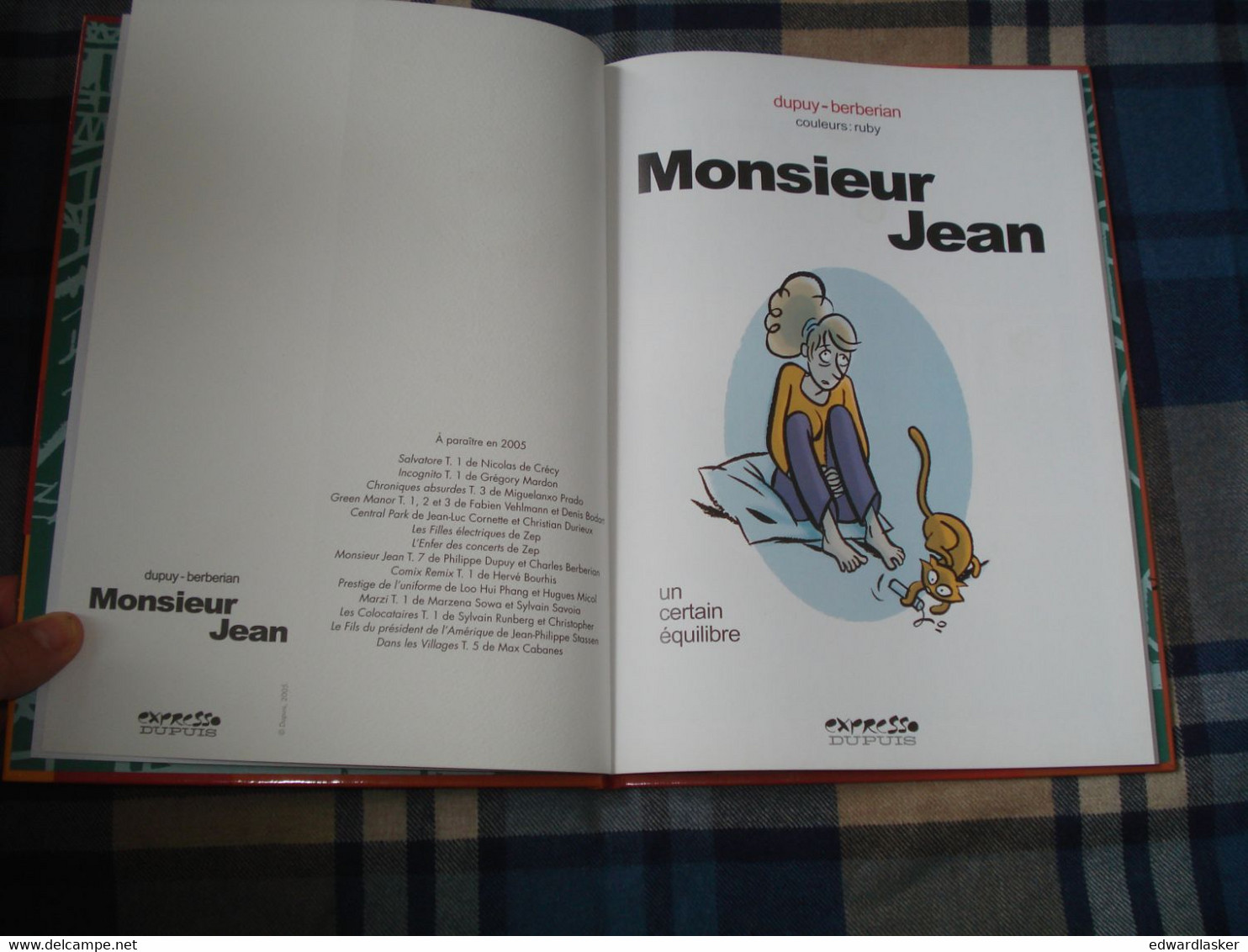 MONSIEUR JEAN 7 : Un Certain équilibre - EO Dupuis 2005 Avec Ex-libris Encarté - Excellent état - Monsieur Jean