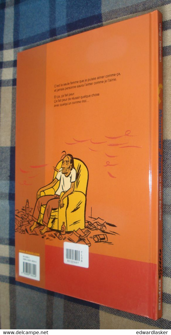 MONSIEUR JEAN 7 : Un certain équilibre - EO Dupuis 2005 avec ex-libris encarté - excellent état