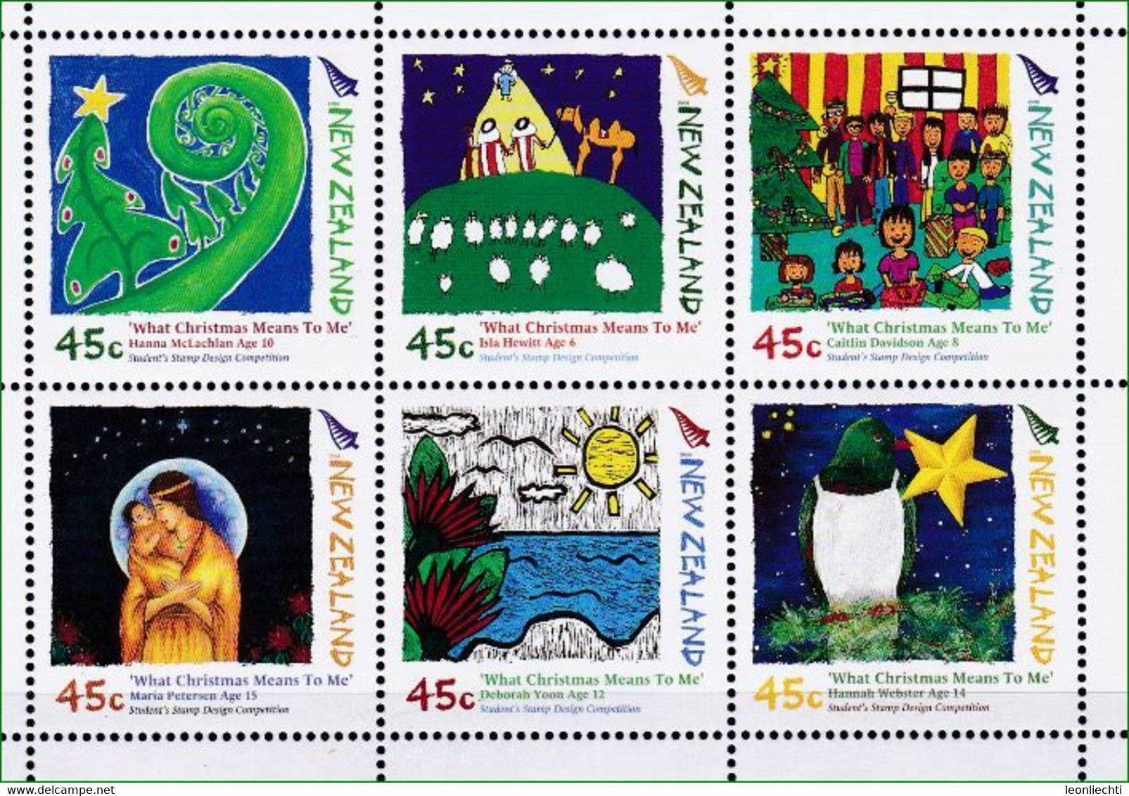 2006 New Zealand - Neuseeland Block Y&T: 2275 - 2278** Noël - Christmas - Navidad, - Blocs-feuillets