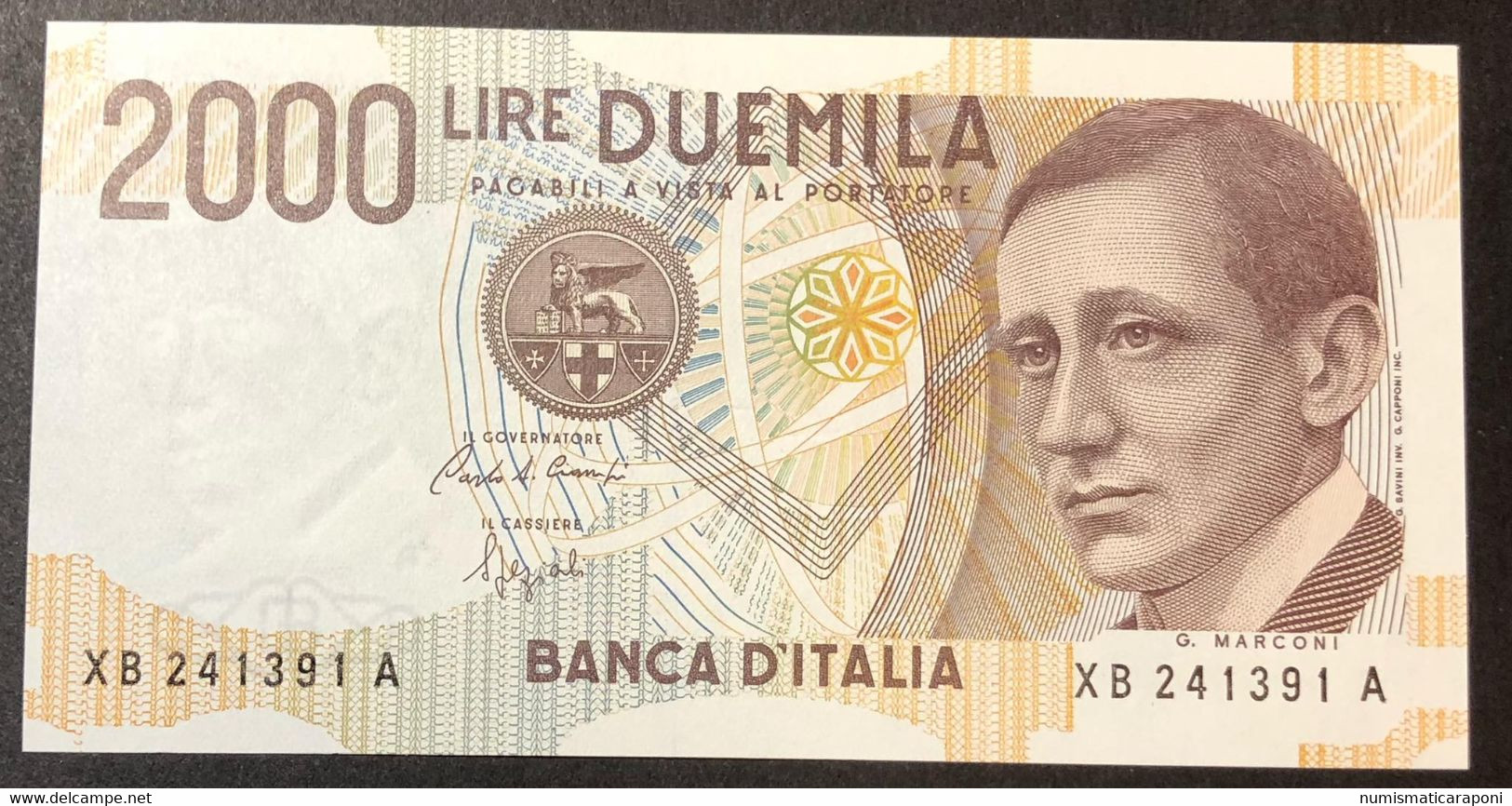 2000 Lire Marconi Serie Sostitutiva Xb 1992 Sup/q.fds LOTTO 3096 - 2.000 Lire